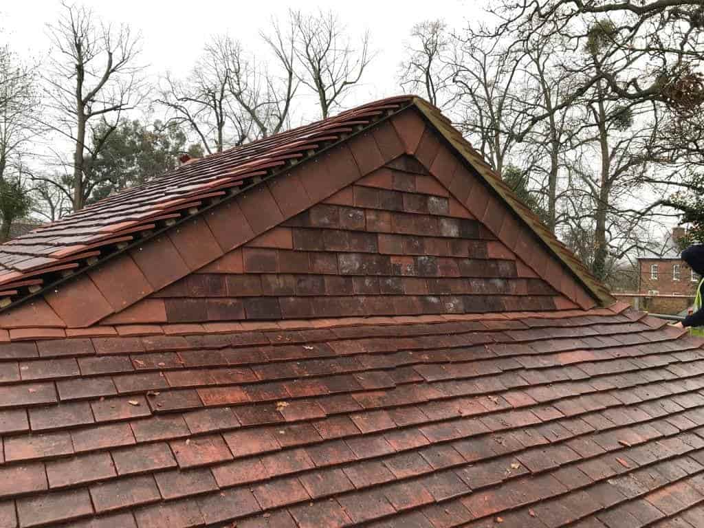 This is a photo of a pitched roof installation. This work was carried out by Hinckley Roofing